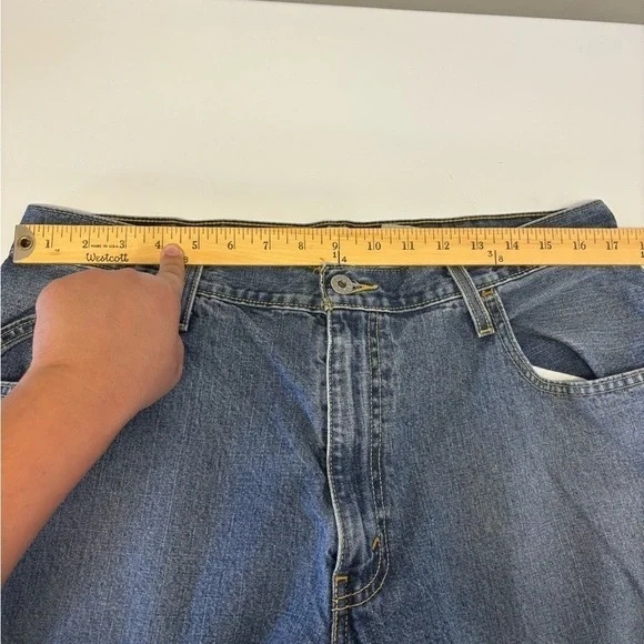 Vintage Levi’s Silvertab Baggy Cotton Jeans Men’s Size W36xL34 - Picture 10 of 11